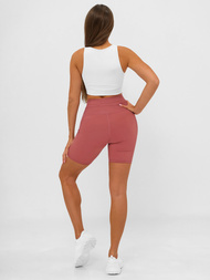 Trumpos moteriškos tamprės burgundija OZONEE JS/XY24026S