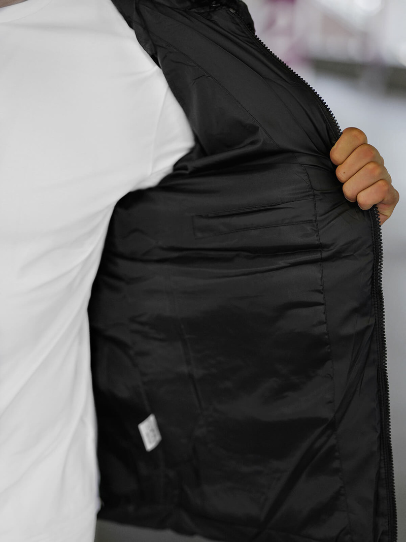 Juoda vyriška striukė OZONEE JS/31M5005Z