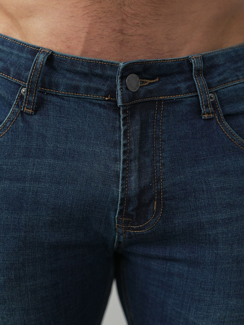 Tamsiai-mėlyni vyriški džinsai OZONEE O/JK2895A