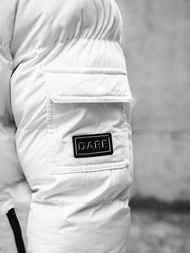 Balta vyriška žieminė striukė OZONEE N/7332