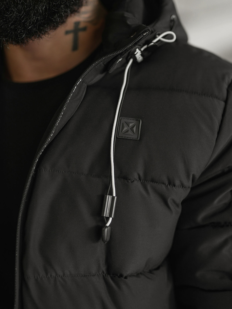 Juoda vyriška striukė OZONEE JS/57M7502/392Z