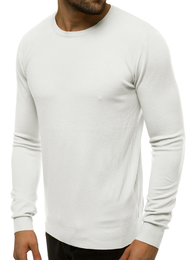 Geltonas vyriškas megztinis OZONEE TMK/YY01/2