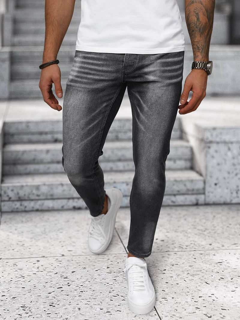 Grafitiniai vyriški džinsai OZONEE NB/MP0199GS