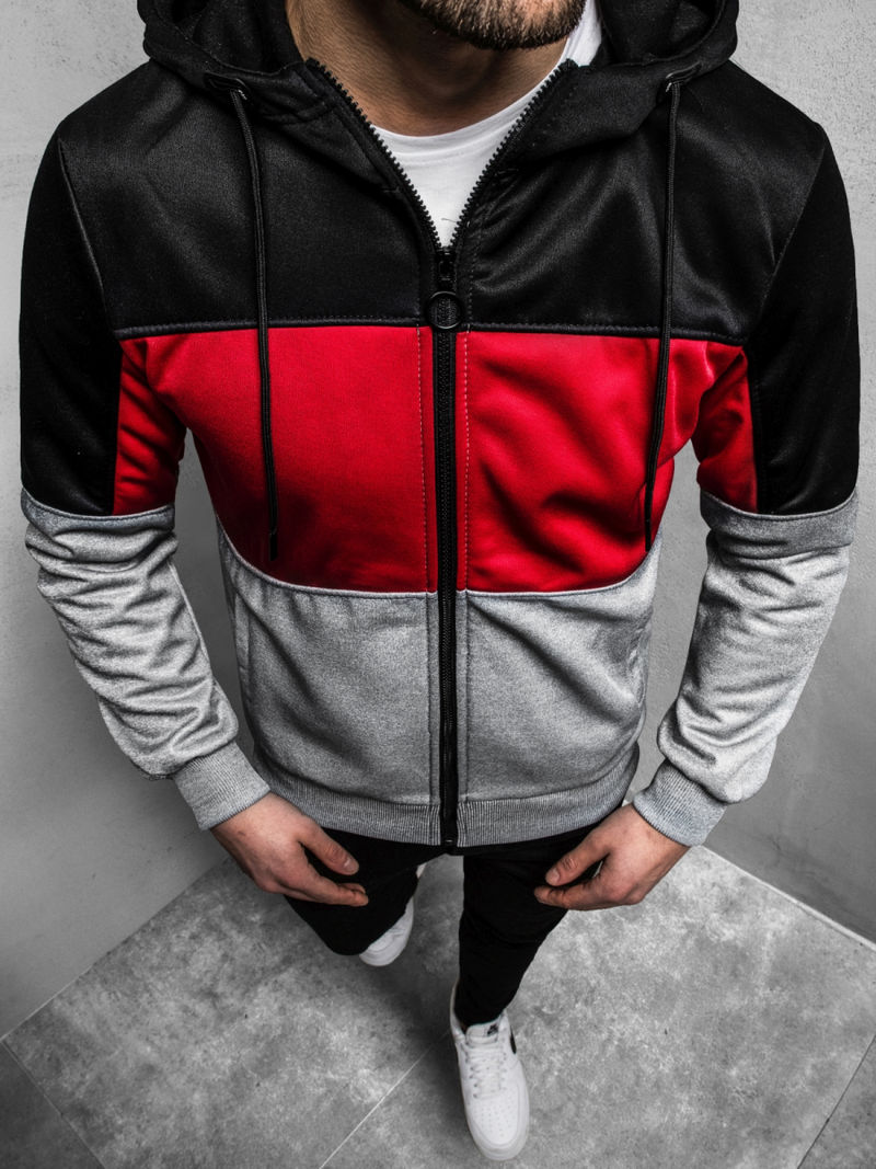 Pilkas vyriškas džemperis OZONEE JS/YD88012Z