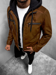 Camel vyriška odinė striukė OZONEE JB/JP1171Z