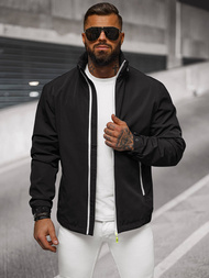 Juoda vyriška softshelte striukė OZONEE JS/5M3105/392Z