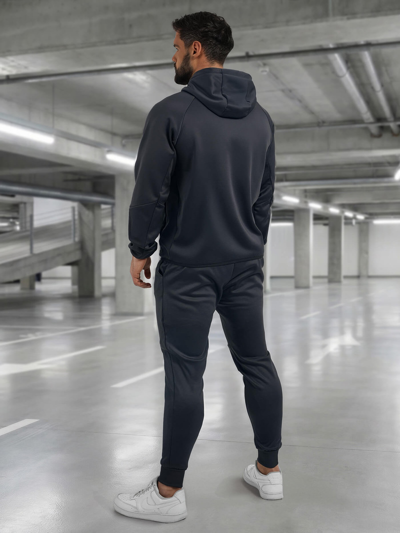 Granatinis vyriškas sportinis kostiumas OZONEE JS/8C1966/25