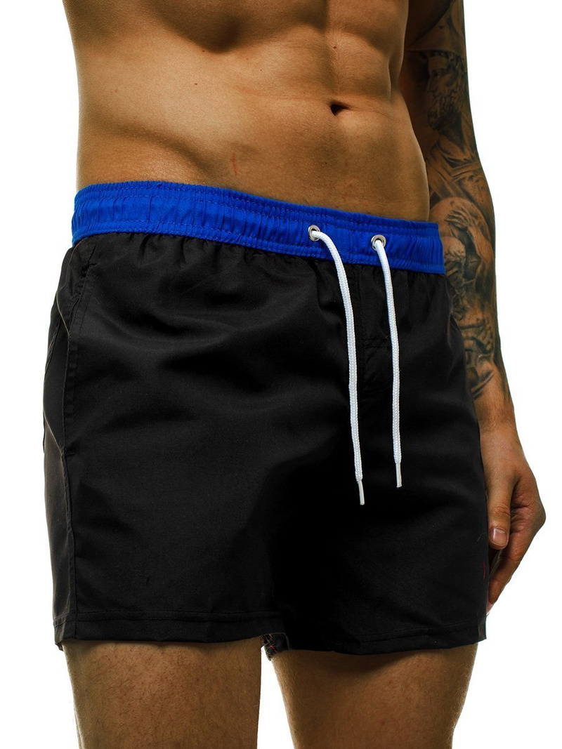 Juodai-Mėlyni vyriški maudymosi šortai OZONEE ST004-5