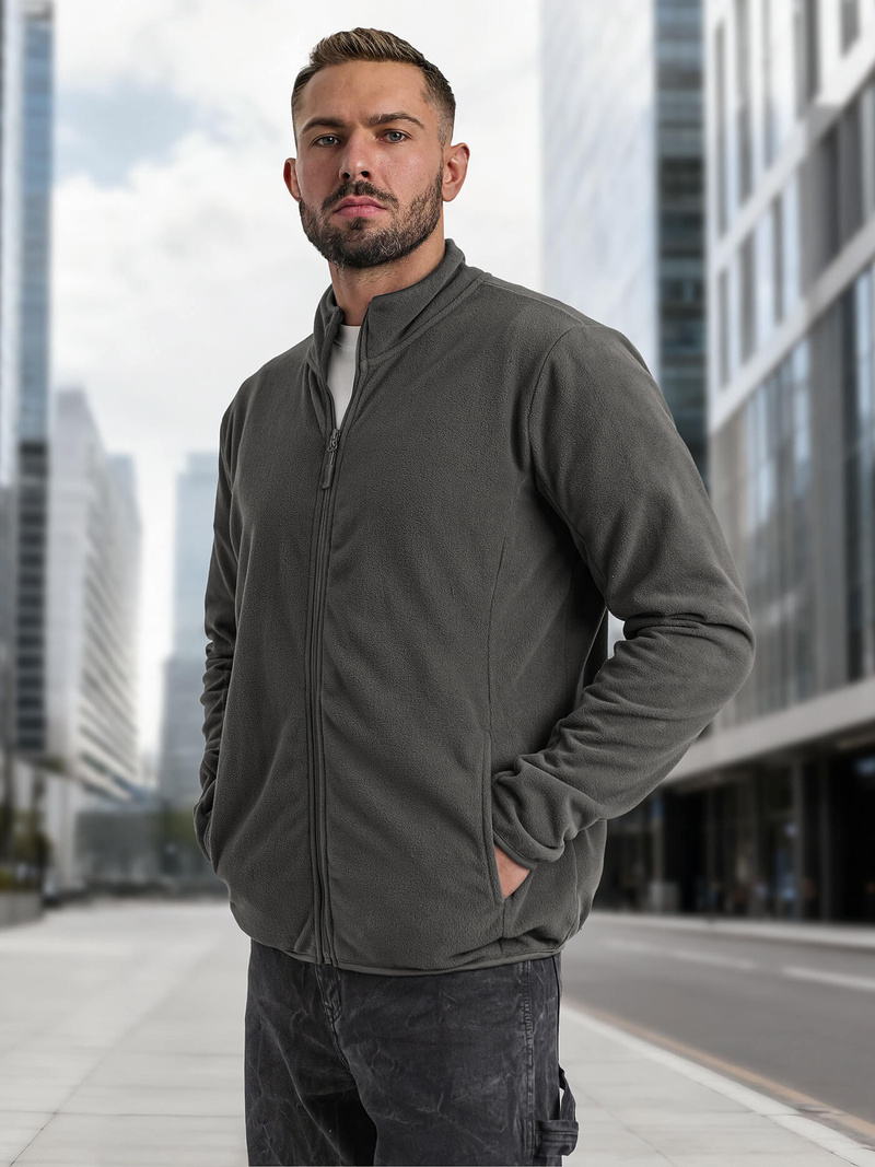 Grafitinis vyriškas džemperis OZONEE JS/HH016/5