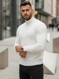 Baltas vyriškas megztinis OZONEE V/V24503