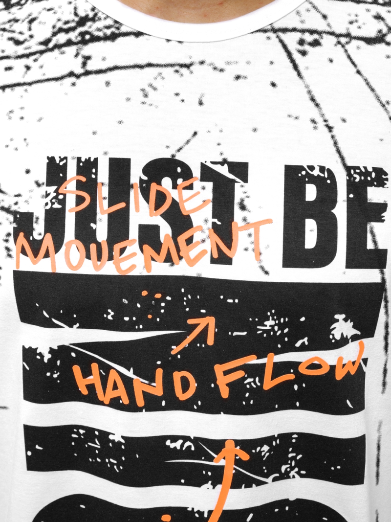 Balti vyriški marškinėliai OZONEE JS/KS1983Z