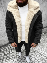 Juoda vyriška žieminė striukė OZONEE JS/22M51/392