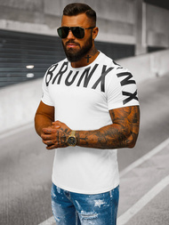 Balti vyriški marškinėliai OZONEE O/8T1265/1