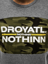 Grafitiniai vyriški marškinėliai OZONEE JS/SS10976