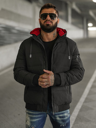 Juoda vyriška striukė OZONEE JS/31M5003Z