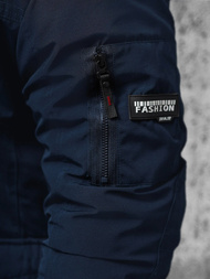 Granatinė vyriška žieminė striukė OZONEE JS/5M718/215