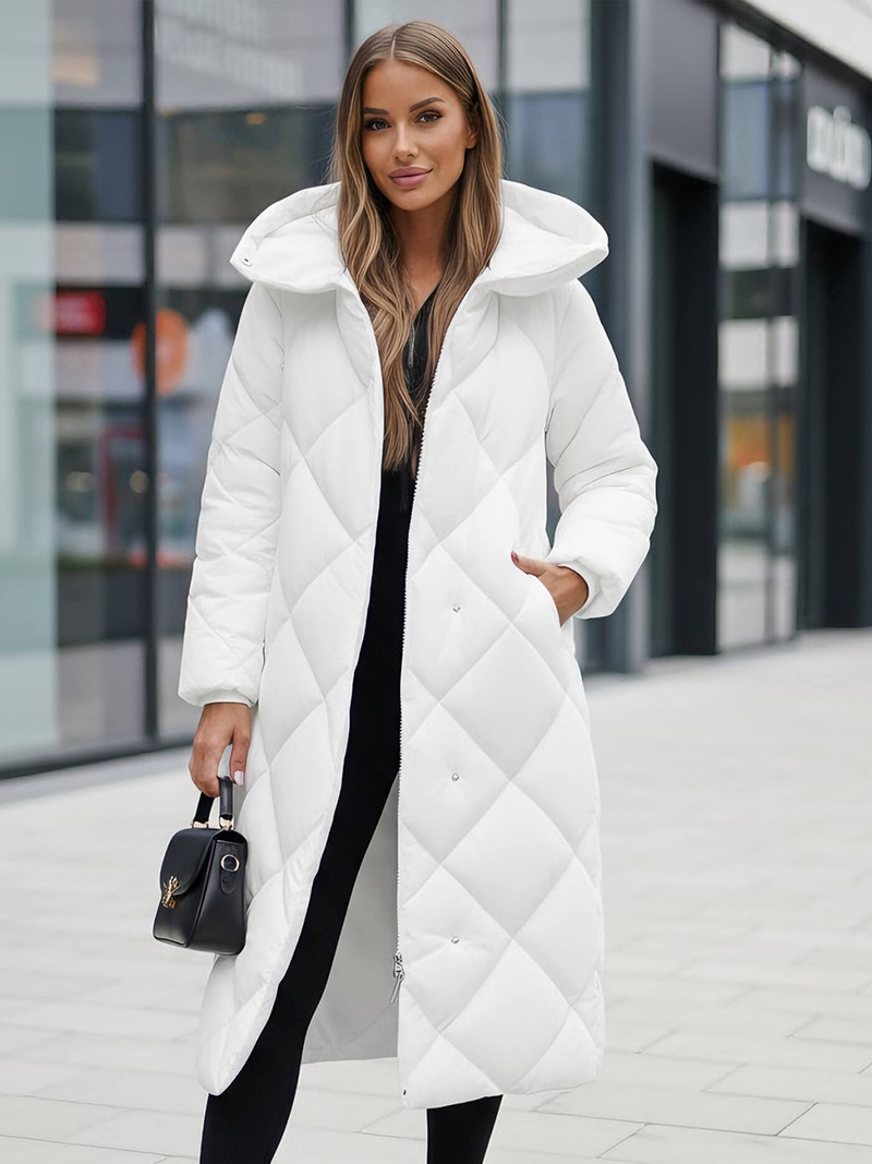 Baltas moteriška striukė OZONEE JS/5M3173/281Z