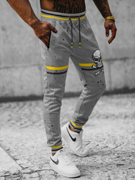 Pilkos vyriškos sportinės kelnės OZONEE JS/K10227Z
