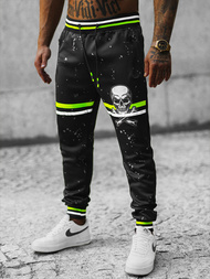 Juodos vyriškos sportinės kelnės OZONEE JS/K10227Z