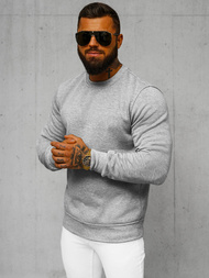 Pilkas vyriškas džemperis OZONEE JS/2001-10Z