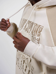 Smėlinis džemperis su gobtuvu OZONEE O/SWE23037Z