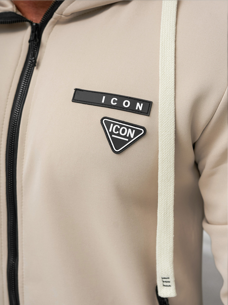 Smėlinė vyriškas sportinis kostiumas OZONEE O/LN11760