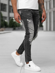 Juodai vyriški džinsai OZONEE NB/MP0045NZ