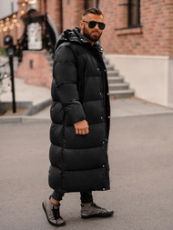 Juoda vyriška žieminė striukė OZONEE O/M3202Z