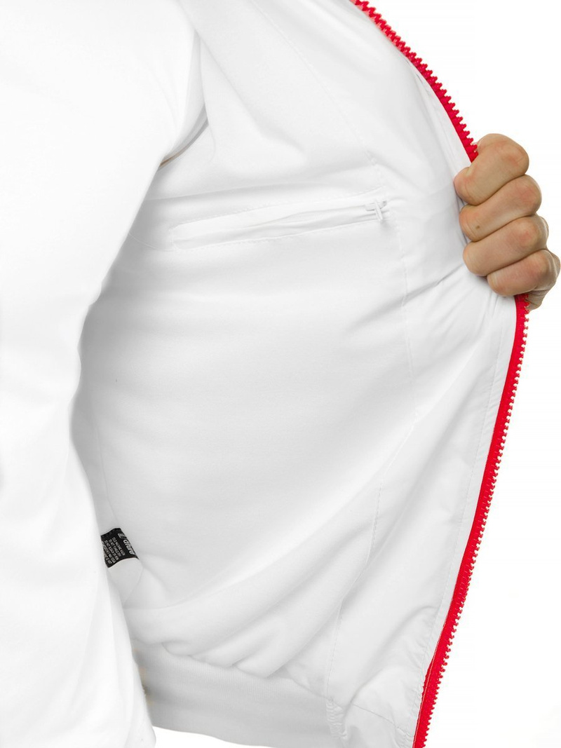 Balta vyriška bomber striukė OZONEE N/6193