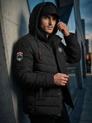 Juoda vyriška striukė OZONEE JS/31M5081/392