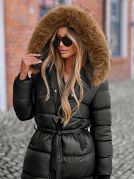 Juoda moteriška striukė OZONEE JS/5M3298/392Z