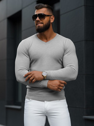 Pilkas vyriškas megztinis OZONEE NB/MMB601/2Z