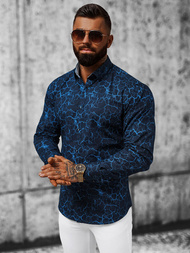 Granatinė vyriški marškiniai OZONEE O/V02