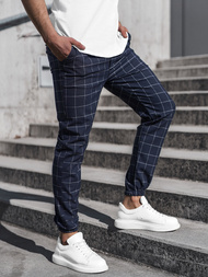  Granatinės vyriškos chino kelnės OZONEE DJ/2275/22Z