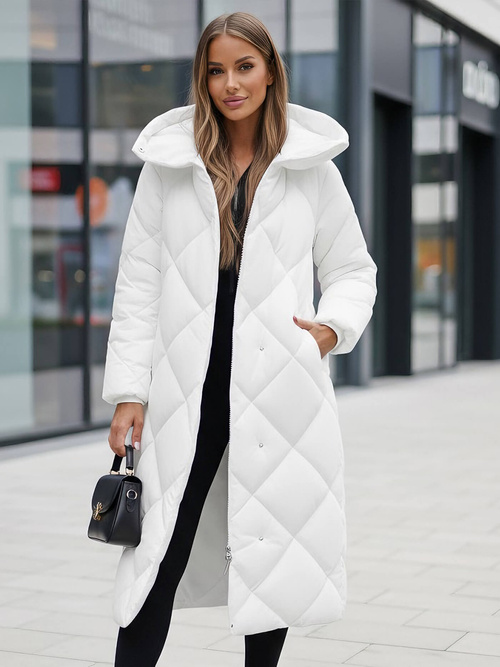 Baltas moteriška striukė OZONEE JS/5M3173/281Z