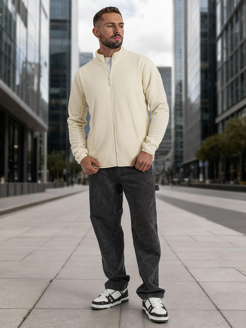 Ecru vyriškas džemperis OZONEE JS/HH016/1