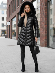 Juoda moteriška striukė OZONEE JS/16M9100/392Z