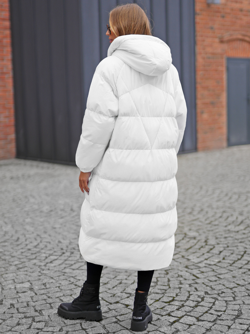 Baltas moteriška striukė OZONEE JS/5M3163/281Z