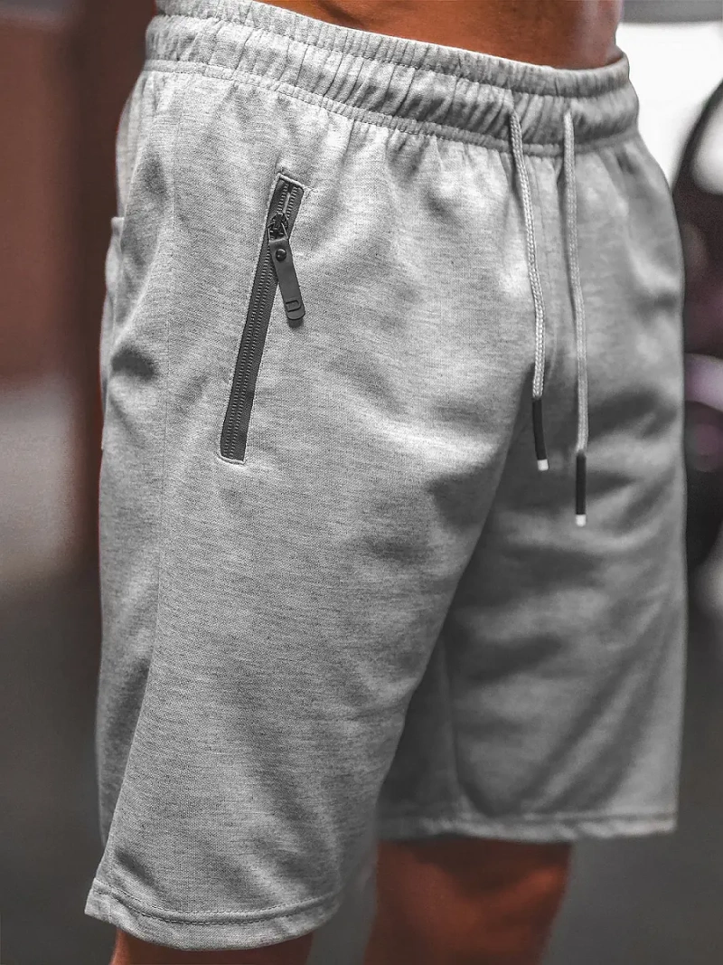 Pilki vyriški sportiniai šortai OZONEE O/WW20012/2