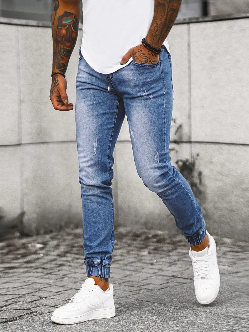 Mėlyni vvyriškos jogger kelnės OZONEE NB/MP0065/2B