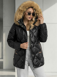 Juoda moteriška striukė OZONEE O/5M3226/392Z