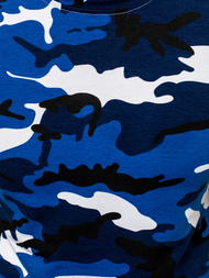 Tamsiai mėlyni vyriški marškinėliai OZONEE JS/S807