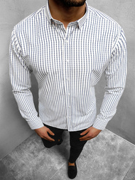 Balta vyriški marškiniai OZONEE O/1822