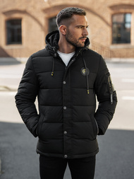 Juoda vyriška striukė OZONEE JS/57M7503/392Z