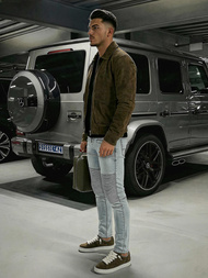 Šviesiai-mėlyni vvyriški džinsai OZONEE O/EM8889Z