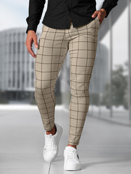 Smėliniai Vyriškos Chino Kelnės OZONEE O/P4009Z