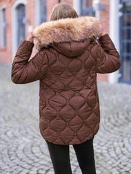 Šokoladas moteriška striukė OZONEE JS/5M3226/158