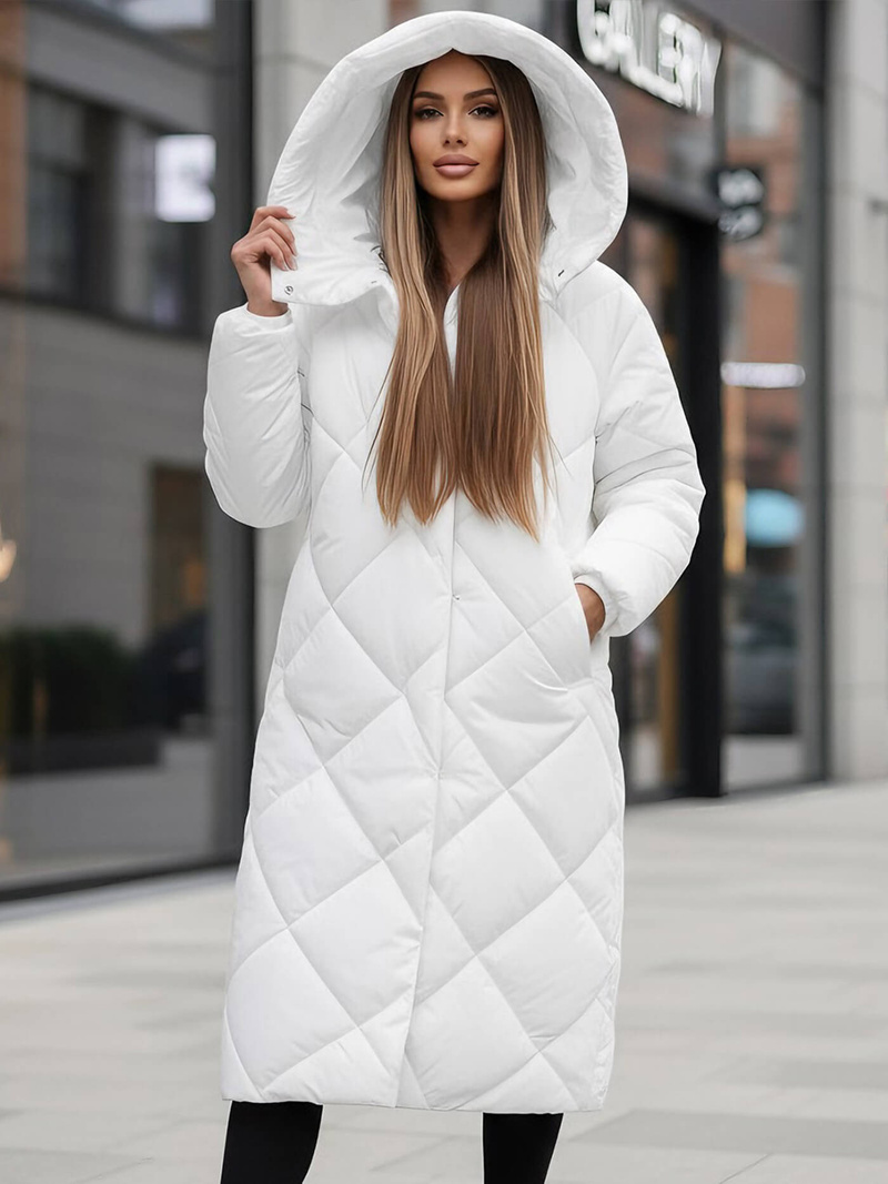 Baltas moteriška striukė OZONEE JS/5M3173/281Z