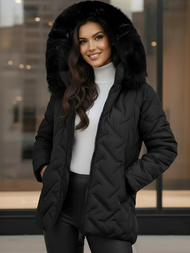 Juoda moteriška striukė OZONEE JS/16M9296/392Z