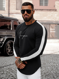 Juodas vyriškas džemperis OZONEE O/D7197